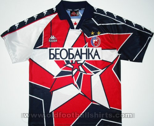 Red Star Belgrade Goleiro camisa de futebol 1997 - 1998