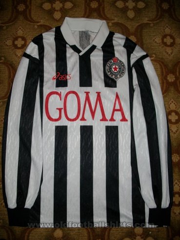 Partizan Belgrade  Home Fußball-Trikots 1994 - 1996