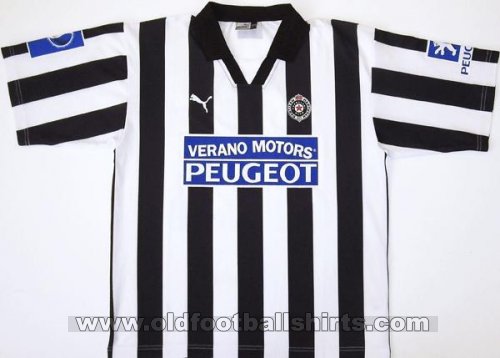 Partizan Belgrade  Home camisa de futebol 2001 - 2002