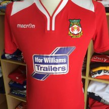 Wrexham Home football shirt 2016 - 2017 sponsored by Ifor Williams Trailers