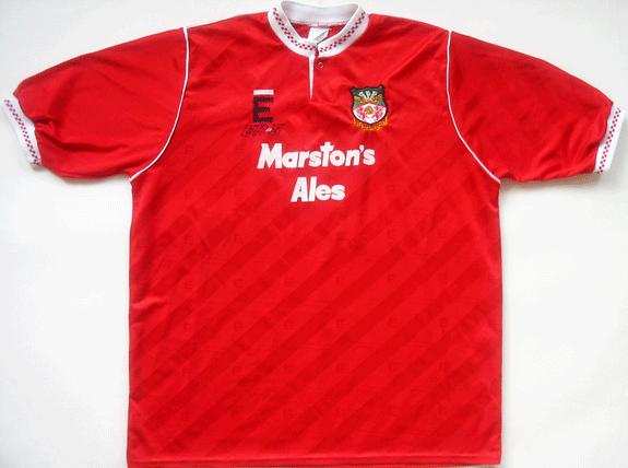 Wrexham FC Retro Shirt Canvas *NEW* Original Framed Varnished 