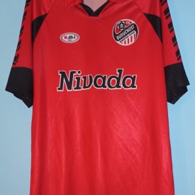 FK Budućnost Banatski Dvor Home football shirt 2003 - 2007 sponsored by Nivada