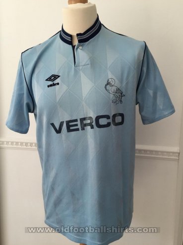 Wycombe Wanderers Home football shirt 1989 - 1990