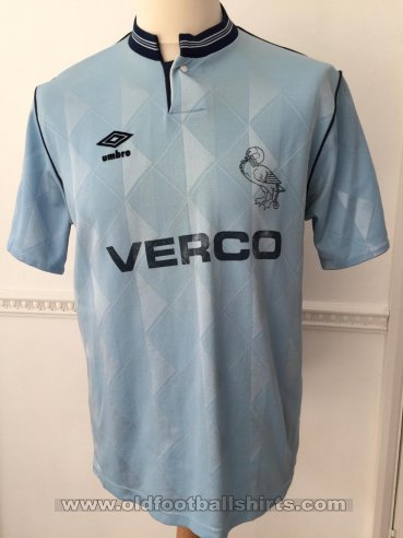 Wycombe Wanderers Home football shirt 1989 - 1990