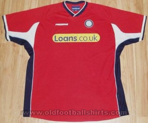 Wycombe Wanderers Fora camisa de futebol 2003 - 2004