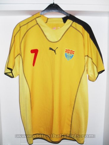 North Macedonia Extérieur Maillot de foot 2006 - 2008