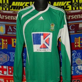Burscough Home football shirt 2010 - 2011 sponsored by Kammac plc