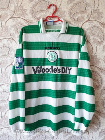 Shamrock Rovers Home football shirt 1997 - 1999