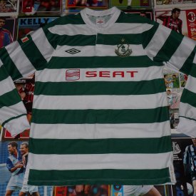Shamrock Rovers Home football shirt 2012 - 2013 sponsored by Seat