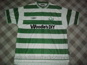 Shamrock Rovers Home football shirt 1999 - 2000