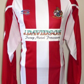 Altrincham Home football shirt 2014 - 2016 sponsored by J Davidson