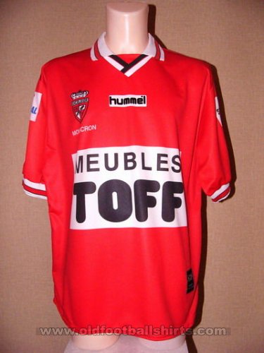 Royal Excel Mouscron Péruwelz Home football shirt 2001 - 2002
