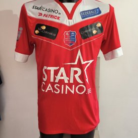 Royal Excel Mouscron Péruwelz Home football shirt 2015 - 2016 sponsored by Star Casino