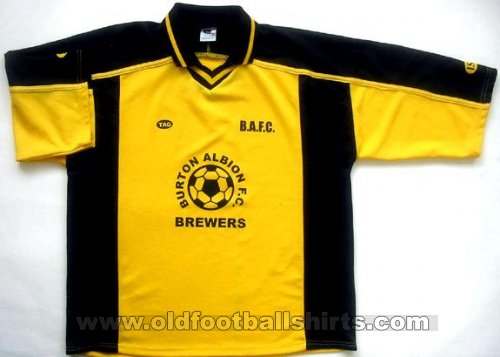 Burton Albion Training/Leisure football shirt 2000 - 2001