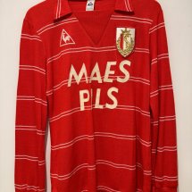 Standard Liege Home football shirt 1981 - 1982 sponsored by Maes Pils