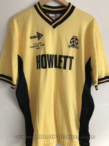 Cambridge United Cup Shirt football shirt 1990