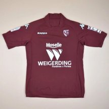 Metz Home football shirt 2009 - 2010 sponsored by Weigerding