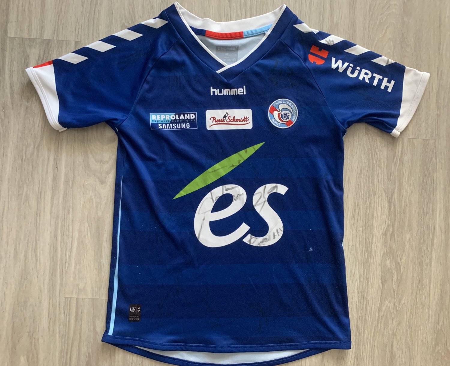 maillot football vintage Strasbourg 1977-1978 HOME