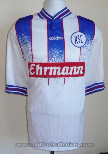 Karlsruher Home camisa de futebol 1996 - 1998