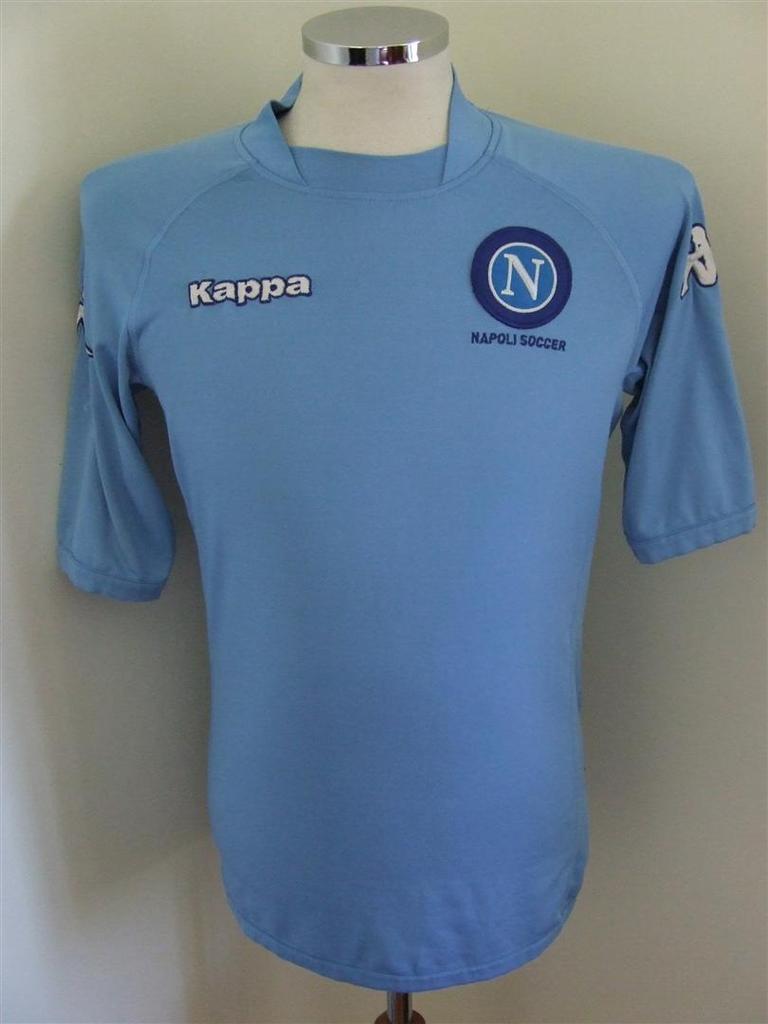Napoli Home maglia di calcio 2004 2005.
