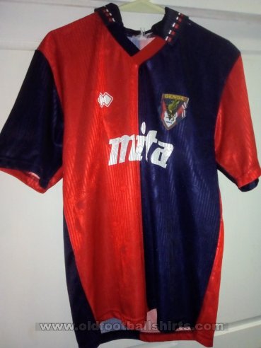 Genoa CFC Home Maillot de foot 1991 - 1992
