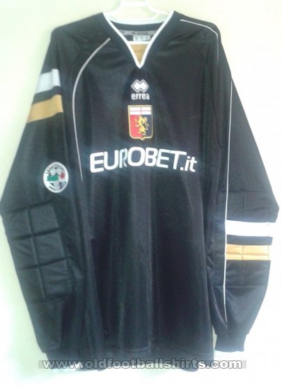 Genoa CFC Goalkeeper football shirt 2007 - 2008