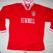 Crawley Town Home football shirt 1995 - 1996 sponsored by Eurobell