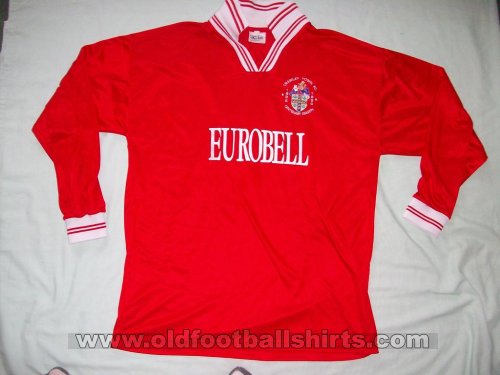 Crawley Town Home football shirt 1995 - 1996