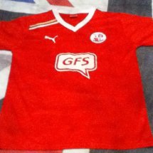 Crawley Town Home football shirt 2011 - 2012 sponsored by GFS