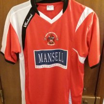Crawley Town Home football shirt 2008 - 2009 sponsored by Mansell Recruitment
