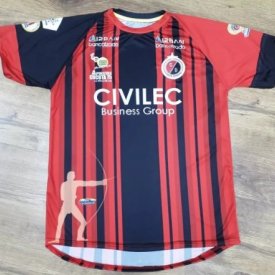 Cúcuta Deportivo Home football shirt 2019 sponsored by Civilec Business Group