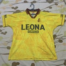 Deportes Tolima Home maglia di calcio 1997 - 1998 sponsored by Leona