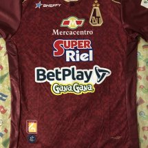 Deportes Tolima Home football shirt 2021 sponsored by Super Riel