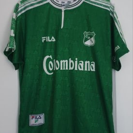 Deportivo Cali Home football shirt 1999 sponsored by Colombiana