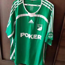 Deportivo Cali Home football shirt 2006 sponsored by Poker