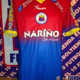 Deportivo Pasto Home football shirt 2015 sponsored by Nariño