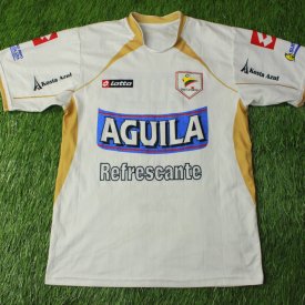 Real Cartagena Away football shirt 2007 - 2009 sponsored by Aguila